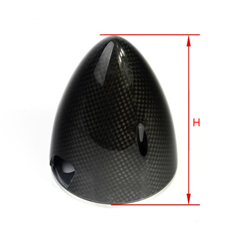 Carbon Fiber Spinner For RC Electric Airplane 2 Blades Propeller Multi-size 1.75