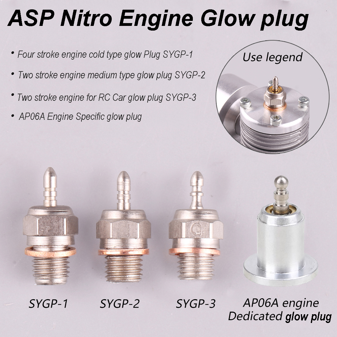 Glow Plug for ASP MAGNUM XLS SC Glow / Nitro Engine