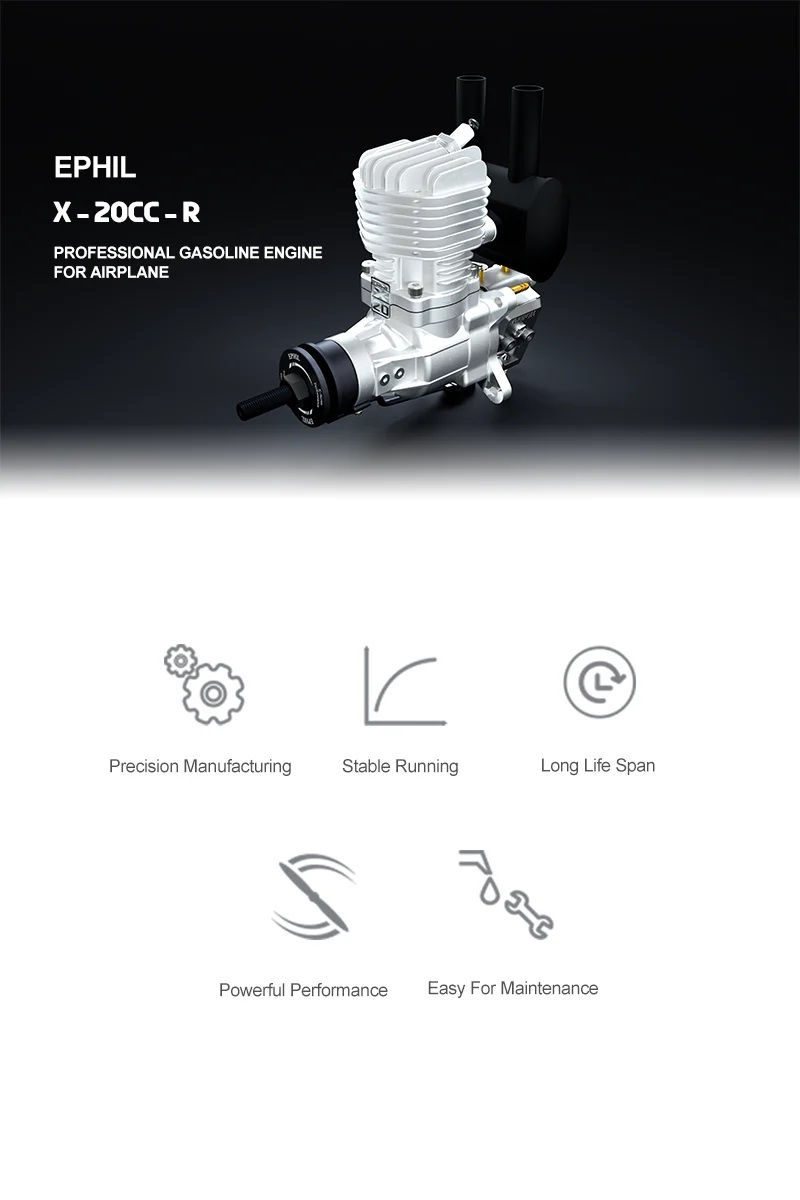 EPHIL X-Series 20cc-R Gasoline Engine