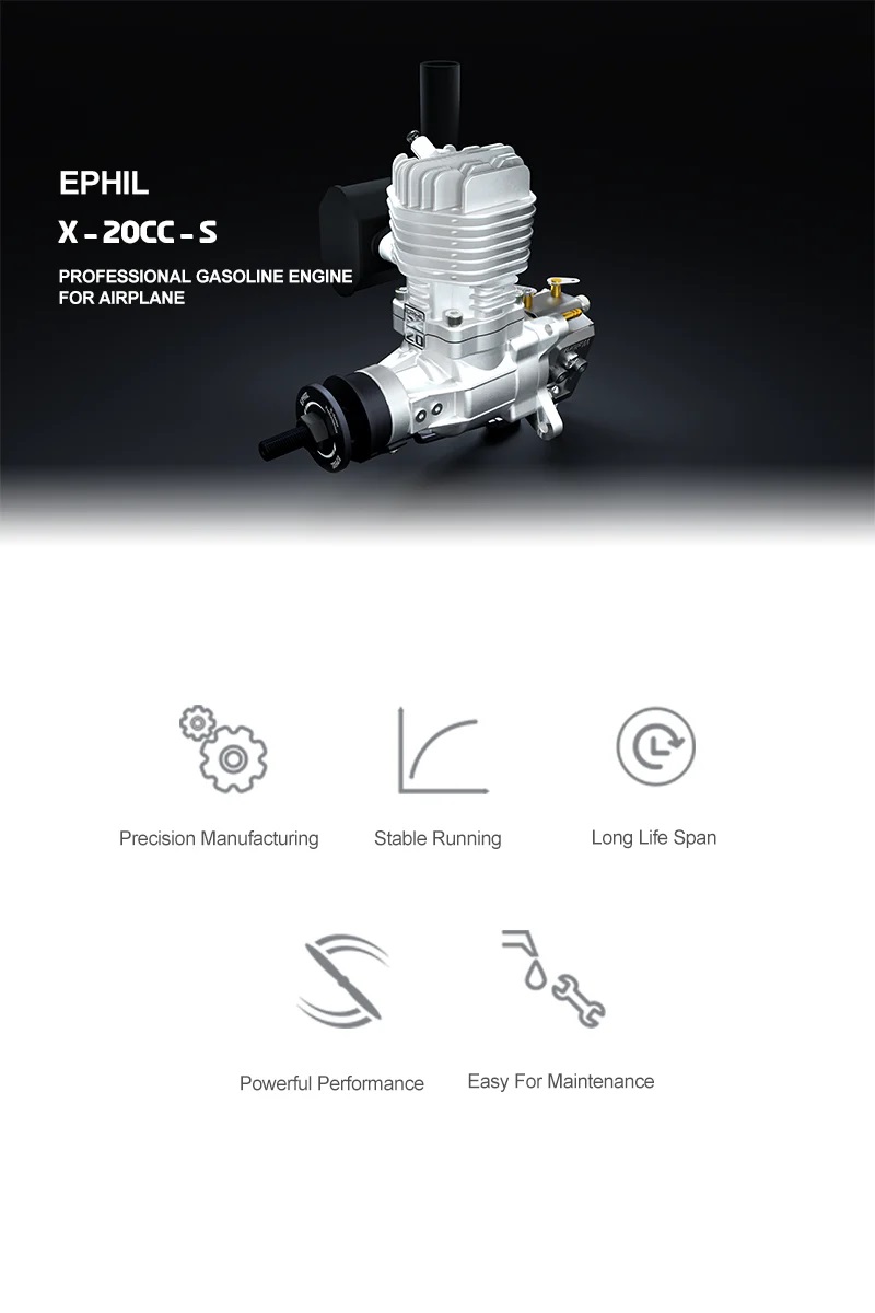 EPHIL X-Series 20cc-S Gasoline Engine