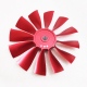 Full Metal 12 Blades CCW / CW for JP Hobby 120mm EDF Fan Rotor